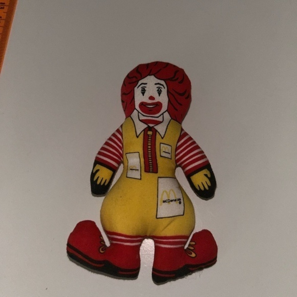 McDonald's‎ Red and Yellow Plush Character